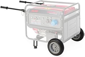 AL-KO Generador de energía Juego de ruedas para 2500-C, 3500-C, 6500 D-C, con asas para un transporte cómodo