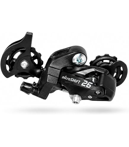 SHIMANO SH Rear Derailleur TZ 30 Hole Type 7 Speed Aluminium Black