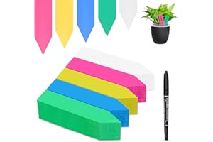 ZTBFHLZQ Pflanzenschilder, 500 Stk Stecketiketten, Pflanzenschilder zum Beschriften, Wetterfest Gartenetiketten, Pflanzen Beschriftung + Pen, Garten Pflanze Etiketten zur Kennzeichnung des Keimlingswachstums