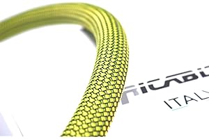 Ricable Custom YB20/10 - Jaune/Noir 10m - Gaine de Protection tressée pour câble 16-22 mm