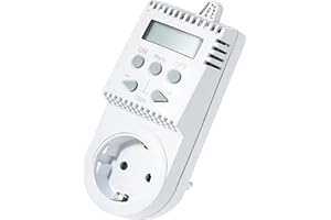 Elektrobock Termostato per presa programmabile interrutore per riscaldamento elettrico