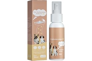 KOAHDE Inductor de Entrenamiento para Perros,Spray de Ayuda para el Entrenamiento de Mascotas,Spray De Entrenamiento para El Baño,Ayuda de Entrenamiento de Inodoro para Perros,Entrenamiento Defecación Spray
