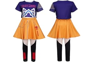 Runkoyea K Pop Demons Cosplay Costume Per Bambini, Abiti Da Gioco Di Ruolo Da, Idol Delle Hunters Pop Singers, Halloween Cosplay Travestimento Da Palcoscenico Per Bambini 4 Ai 14 Anni