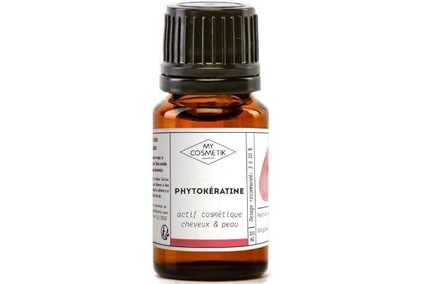 MyCosmetik - Phytokératine - Actif cosmétique - Soins de la peau et des cheveux - 100% d'origine végétale - Qualité cosmétique - 10 ml
