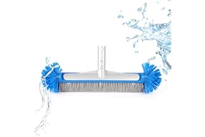 FIFIBANG FIFBANG Poolbürste Pool Bürsten, 43cm Schwamm Bürstenaufsatz Bodenbürste aus Kunst，Runde Reinigungsbürste Schwimmbadbürsten für Poolfliesen, Badezimmer