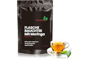 ‎ZAVONIRAE Detox Tee zum Abnehmen, 28 Tage Kräutertee – Natürliche Mischung aus Lotusblatt, Cassia-Samen, Moringa-Samen, Maulbeerblättern & Grüntee – gesundes Gewichtsmanagement, Verdauung & Detox