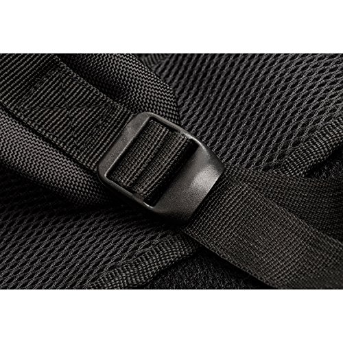 Notebook / Tablet Rucksack Reistasche für Geräte bis 43,9 cm (17,3 Zoll) in modernen schlichten Design – Schwarz - 8