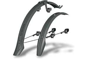SKS Germany VELOFLEXX zestaw błotników (55/65/65 29'') (ochrona przed pryskaniem do rowerów górskich i miejskich, regulowany adapter ramy, w zestawie zapięcia na rzepy i gumki mocujące)