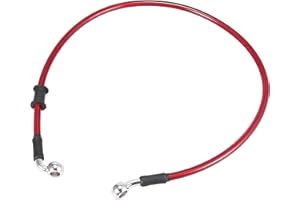 Motoforti 70cm 27.56" Motorcycle Brake Clutch Oil Hose Line Pipe Red