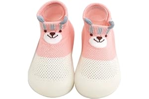 STOLPYZH Baby Girls Boys First Walking Shoes Anti Slip Slippers Socks Barefoot Shoes Toddler Infant Non Slip Sole Shoes Breathable