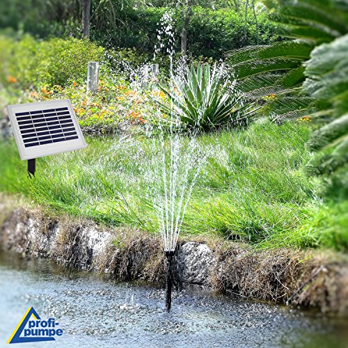 NEU! INNOVATIVE SOLAR TEICHPUMPE Oasis 200-3 Li&LED Solar-Teichpumpen-Set mit AKKU LED LICHT GARTENBRUNNEN SPRINGBRUNNEN für Gartenteich Solarbrunnen Springbrunnen mit STABILEM ALU-RAHMEN - 3