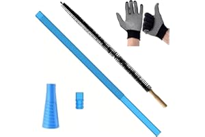 EBIEFLY Kit universale per aspirapolvere compatibile con tutti gli aspirapolvere, include accessori di fissaggio per tubo di aspirazione, spazzola per pelucchi, tubo di aspirazione per asciugatrice con guanti