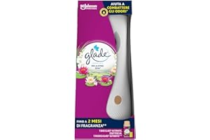 Glade Automatic Spray, Profumatore per Ambienti Base con Ricarica, Fragranza Relaxing Zen, Confezione da 1 Diffusore e 1 Ricarica 269 ml