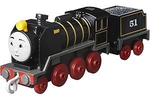 Thomas & Friends Fisher-Price Die-cast Push-Along Hiro Toy Train Engine for Preschool Kids Ages 3+