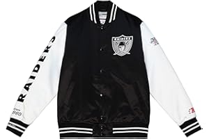 Mitchell & Ness NFL Team Origins Varsity - Chaqueta de satén