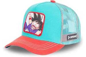[ X ] Capslab Męska i damska Dragon Ball, Czapka Trucker, Sangoku, oryginalna i sportowa