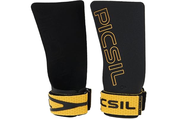 PICSIL - Maniques Golden Eagle, Résistance et Durabilité Maximales, Grips Professionnels avec Magnésie, pour Cross Training, Calisthenics, Musculation, Fitness
