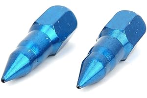 JEANOKO Ugello per pistola a grasso da 2 pezzi Naso ad ago tutto in acciaio e accessorio per pistola per grasso iniettore nbsp Pistola per ingrassaggio(blu)