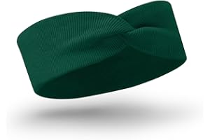 Bubalove Baumwollstirnbänder für Mädchen und Neugeborene, Baby Haarschmuck, Stirnband, viele Größen und Farben, handgenähte Stirnbänder für Mädchen 0-4 Monate, 34-40cm (Grün)