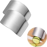 FreshDcart FDCFG Finger Protector for Cutting Vegetables | Stainless Steel Finger Cutting Protector Hand Guard | Finger Prote
