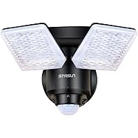 STASUN LED Sicherheitsleuchte mit Bewegungsmelder, IP65 kabelloses Außenbeleuchtung Flutlicht, 5000K, 500 lm…