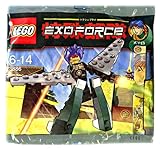 LEGO Exo Force Mini Figure Set #3886 Green Exo Fighter Ryo Walker Bagged by LEGO - LEGO