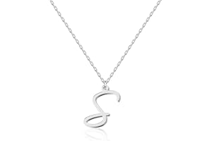 UMAGICBOX Collier Pendentif lettre initiale Personnalisée pour Femmes, Plaqué Or 18K - Longueur Ajustable, Élégant et Résistant à la Décoloration, Cadeau Parfait pour Anniversaire, Noël - Collection Alphabet