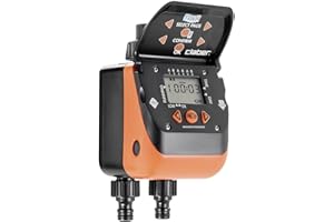 Claber Aquadue Duplo Evolution, Automatischer Zwei-Wege-Bewässerungscomputer
