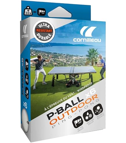 Balles de ping-pong P-BALL ABS EVOLUTION 2** X6