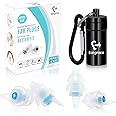 Ear Plugs for Sleeping, Eargrace 2 Pairs Soft Noise Reduction Earplugs for Small Ear Canals - Hearing Protection Earplugs for Sleep, Festivals, Concerts, Travel, Work, Motorcycle, Loud Events
