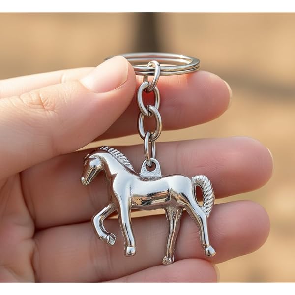 RATS ラッツ　HORSE SHOE KEYHOLDER *シルバー* Ratnatraya Horse in Horseshoe Keychain for Bad Eye, Negativity and