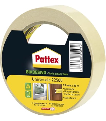 Materiale Scolastico Rotolo Di Nastro Adesivo Per Imballaggio Ultratape - 19 Mm X 33 Metri, Trasparente, Strappo Facile Nastro Trasparente 33 Metri - Foto 11