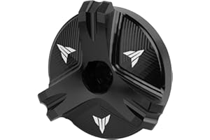 ZESIDIMO Adatto per MT07 MT 01 03 07 10 25 MT03 MT-07 MT10 MT25 Fazer Accessori moto CNC Tappo di Riempimento Olio Coperchio (Nero)
