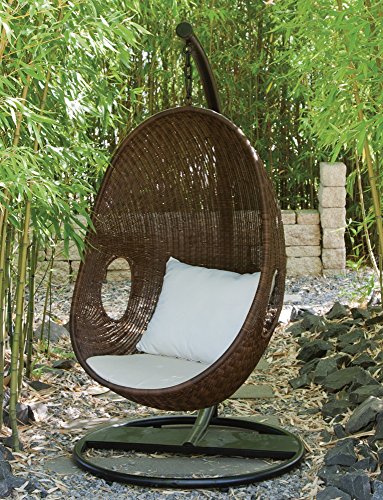 Preisvergleich Produktbild Hängesessel ''Riverside'' braun mit Kissen