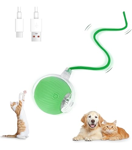 Taai virale rollende bal voor hond kat, virale rollende bal voor honden, rollende bal hond speelgoed, interactieve rollende hond bal, automatische bal hond speelgoed voor binnen en buiten