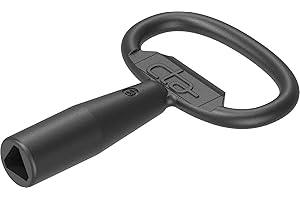 CTA Dichtungen 8mm Dreikantschlüssel aus Gd-Zn in schwarz 1C04-04