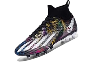 Rokiemen Fußballschuhe Herren High Top Spike Cleats Fussballschuhe Jugend Kinder Professionelle Athletics Trainingsschuhe Outdoor Turnschuhe Sportschuhe Fußball Stiefel