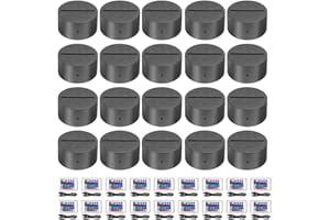 HYNNIO LED Light Base, 20-Pack 3D Night LED Light Lamp Base, Includes Remote Control + USB Cable, 16 Colors Decoration Maison Decorative Lights for Bedroom Child Room Living Room Bar (Black)