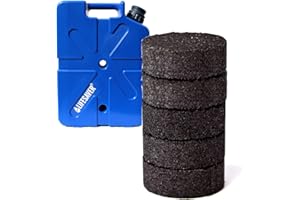 Lifesaver Jerry Can Activated Carbon Filters Portable Water Filter (Pack of 5) - Black
