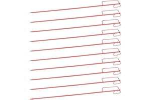 10 St. FRONTTOOL Absperrleinenhalter Laterneneisen mit UVV Sicherheitsbügel SET