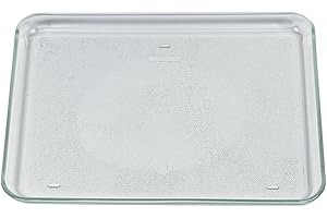 BSH GAGGENAU 672497 00672497 ORIGINAL Glasschale Glasplatte Glasdrehteller Plattenteller rechteckig 341x266x23mm Mikrowelle Microwellengerät auch Bosch Siemens Balay Neff Constructa