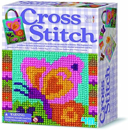 Design Your Own Fashion Cross Stitch - Easy To do Knitting Set - Must Have Creative - Present Gift Idea For Easter Arts &amp; Crafts Age 8+ Girls Girl Child Kids Children