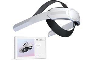 AUBIKA Correa Elite para Oculus/Meta Quest 2,Accesorios para Gafas de Realidad Virtual- con VR Ajustable, Nuevo Sentido de Diseño
