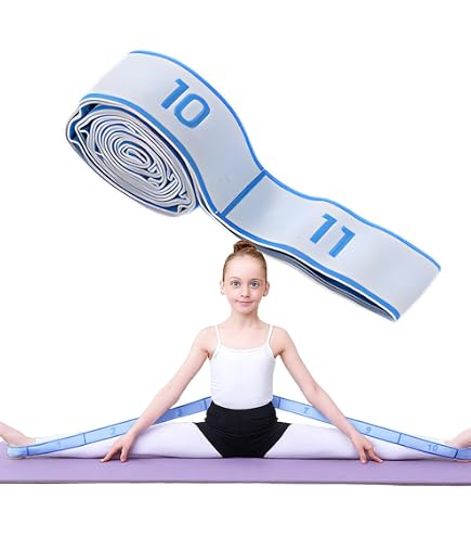 Banda Elástica De Gimnasia Para Niños - 90 Cm De Largo, 4 Cm De Ancho, Con Bucles Y Anillos Numerados