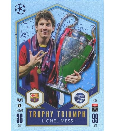 Match Attax 2024 2025 Lionel Messi Vintage Vibes Legend Trading