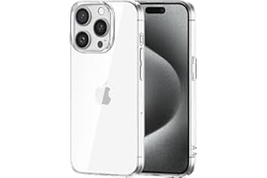 NEW'C Coque pour iPhone 15 Pro (6,1 Pouces), Ultra Transparente Silicone en Gel TPU Souple Coque de Protection avec Absorption de Choc