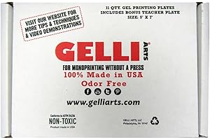 Gelli Arts GL862622000321 Class Pack Plaque d'impression 12,7 x 17,8 cm, 11 pièces