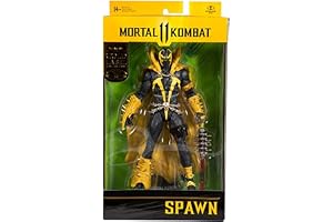 McFarlane Toys, 17,8 cm Spawn Curse of Apocalypse Mortal Kombat 11 figur med 22 rörliga delar, samlarobjekt dödlig kombatfigu