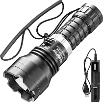 Haofy Lampe De Plongée LED Étanche 5000LM – Lampe Sous-Marine Pour Pêche De Nuit, Grotte, Plongée Professionnelle – Aluminium Aviation, IPX8 100m