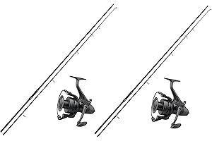 A&M ANGELSPORT Karpfencombo 2X After Dark G2 12` 3,60m 3.00lbs + 2X Quick Runshift 3 6000 FS Freilaufrolle Paarpreis